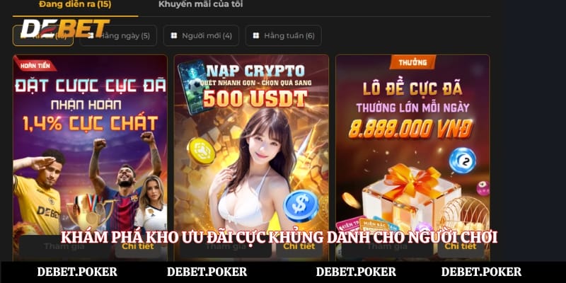 Khám phá kho ưu đãi cực khủng dành cho người chơi